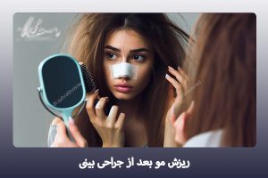 ریزش مو بعد از جراحی بینی - دکتر زهرا خسروی